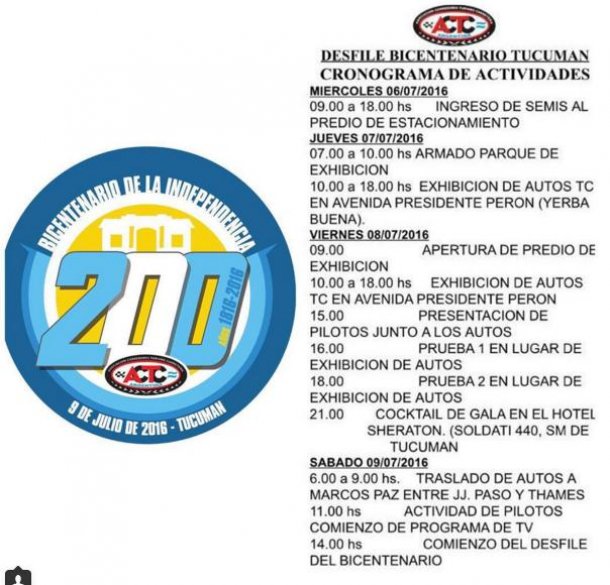 El cronograma del TC en Tucuman 