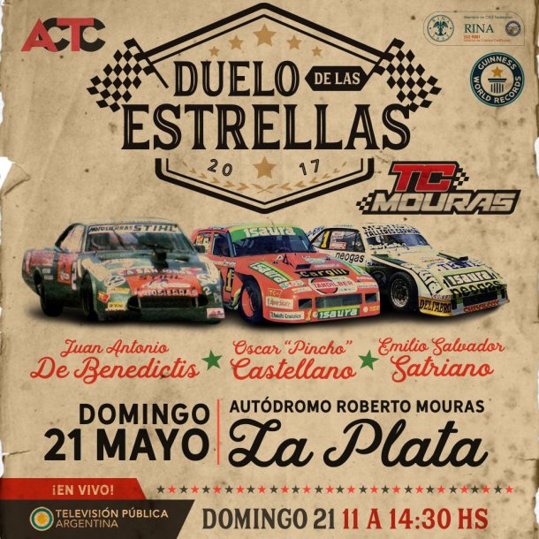 El afiche del evento del fin de semana