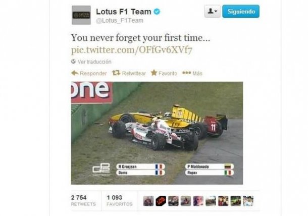 Tweet anunciando la llegada de Maldonado