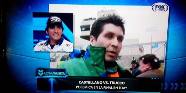 Trucco mira lo que dice Castellano. Al de Loberia no le gusto la actitud de Juan Martin