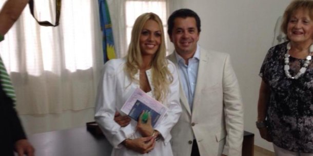 Estefanía y Norberto, felizmente casados.