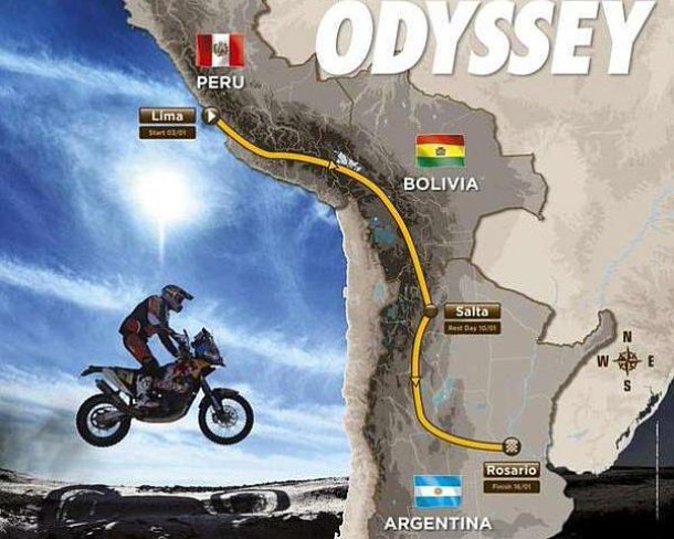 Recorrido del Dakar 2016