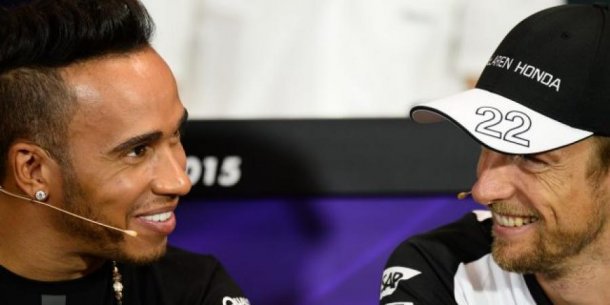 Hamilton y Button.