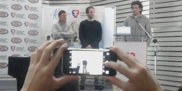 Los pilotos de la máxima formaron parte de la presentacion