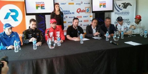 Pilotos y dirigentes de la categoría estuvieron hoy en Rosario en el lanzamiento de la carrera