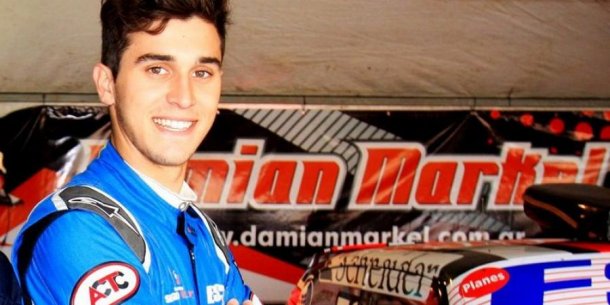 La alegria en la cara de Damian. Tuvo un gran Viernes.