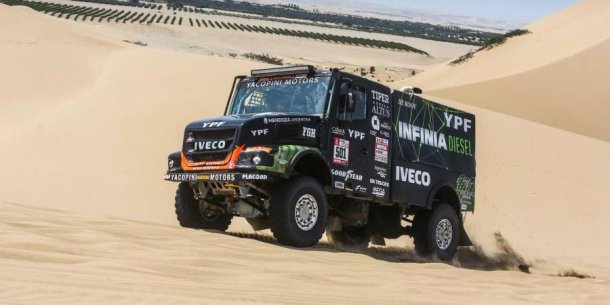 Federico Villagra esta a paso de la punta en la tabla general en camiones