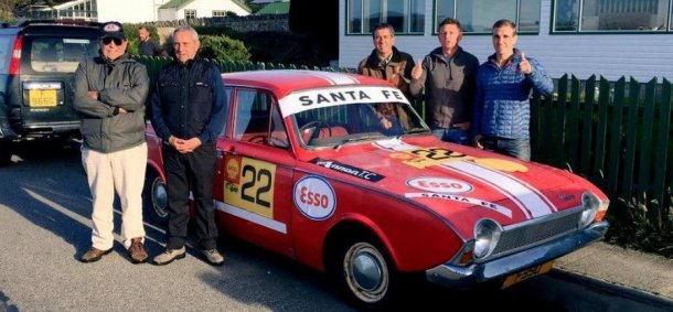 El TC llegó a Malvinas en el "Camino a los 80"