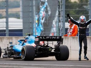 LA UNICA VICTORIA DE ALPINE FUE EN  HUNGRÍA